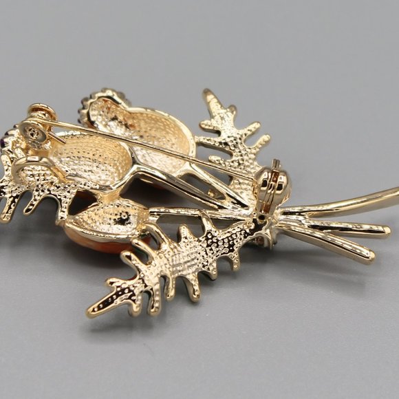 Thistle plant nature fun colorful pin brooch - Picture 6 of 6